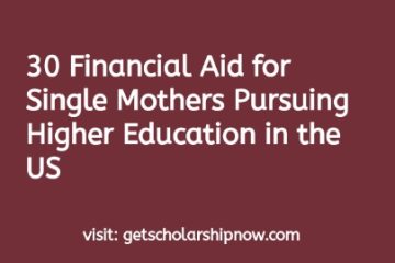 Financial Aid for Single Mothers