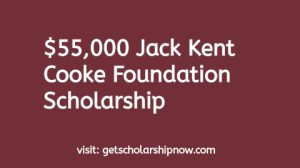 Jack Kent Cooke Foundation Scholarship