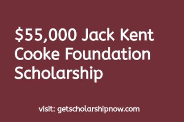 Jack Kent Cooke Foundation Scholarship