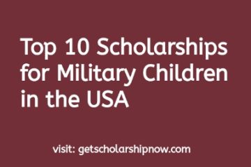 Scholarships for Military Children in the USA