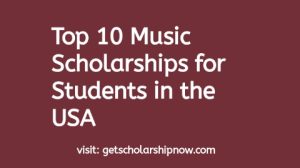 Music Scholarships for Students in the USA