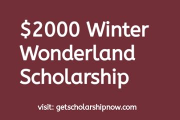 Winter Wonderland Scholarship