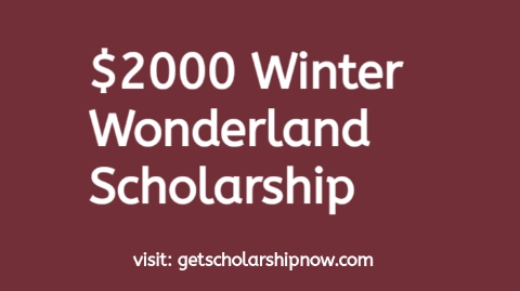 Winter Wonderland Scholarship