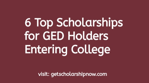 Scholarships for GED Holders