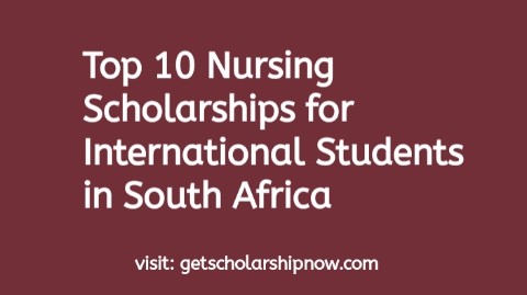 Nursing Scholarships for International Students in South Africa