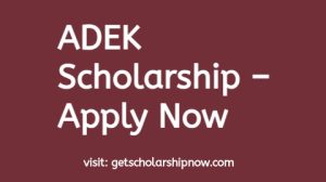 ADEK Scholarship