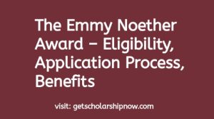 The Emmy Noether Award