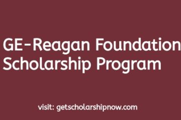 GE-Reagan Foundation Scholarship