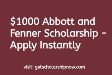 Abbott and Ferner Scholarship