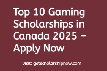 Gaming Scholarships in Canada