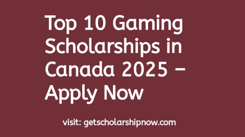 Gaming Scholarships in Canada