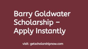 Barry Goldwater Scholarship