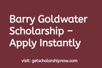 Barry Goldwater Scholarship