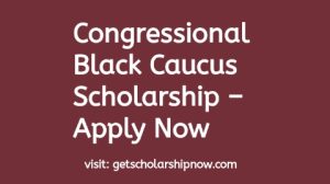 Congressional Black Caucus Scholarship